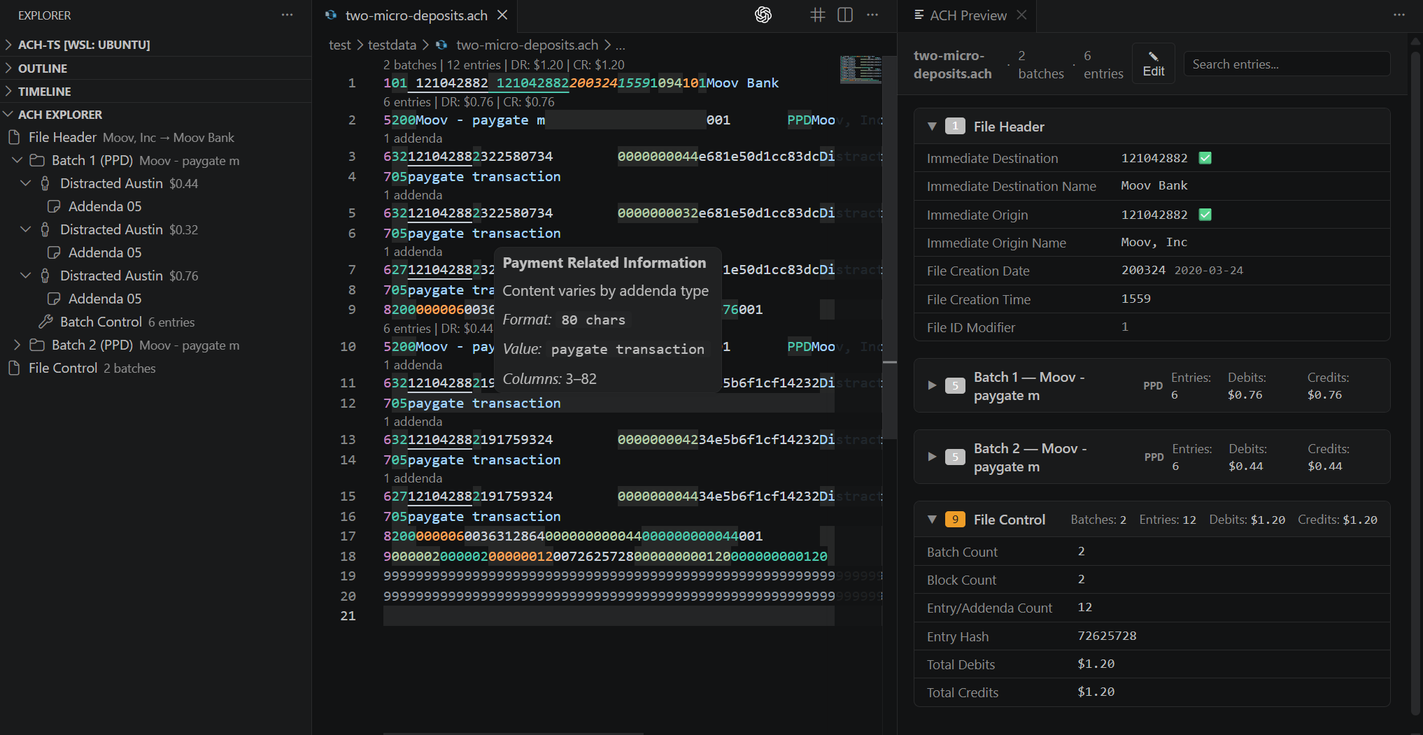 Structured Preview
